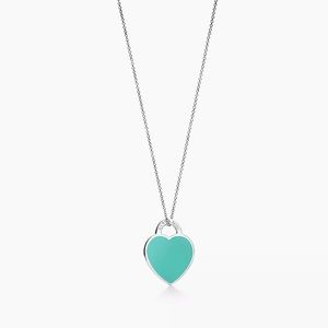 Return To Tiffany Tiffany Blue Small Heart Tag Pendant in Sterling Silver